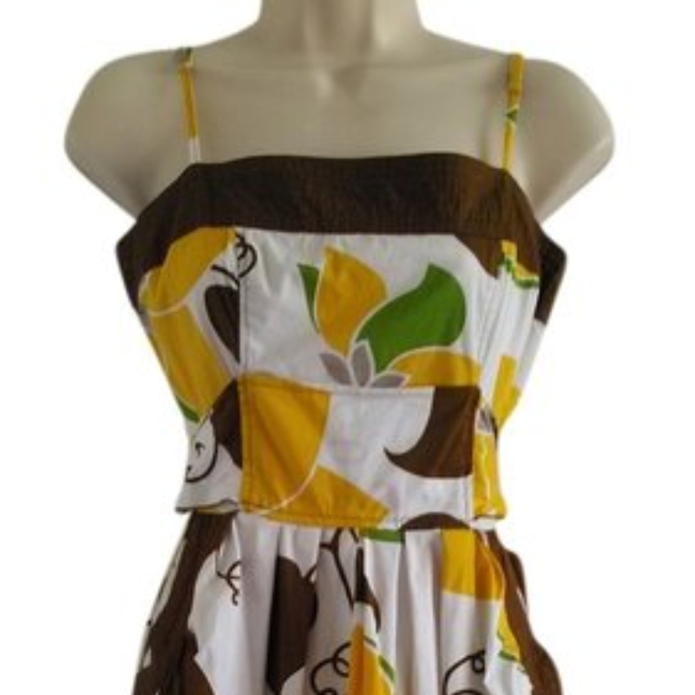 JFW Tri-Colored Spring Spaghetti Strap Dress 7